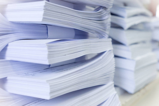 Stack of white papers - Photo, Image