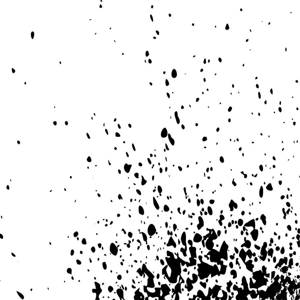 黒い爆発ペンキ スプラッターします。小滴、w に分離されたスポット - ベクター画像