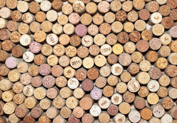 Corchos de vino fondo horizontal
 - Foto, Imagen