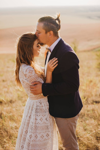 married couple kissing - Photo, image