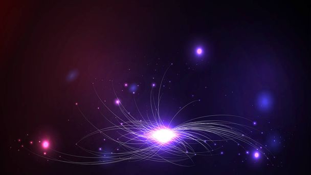 Abstract Background Distant Galaxy - Vector Illustratio - Vector, Image