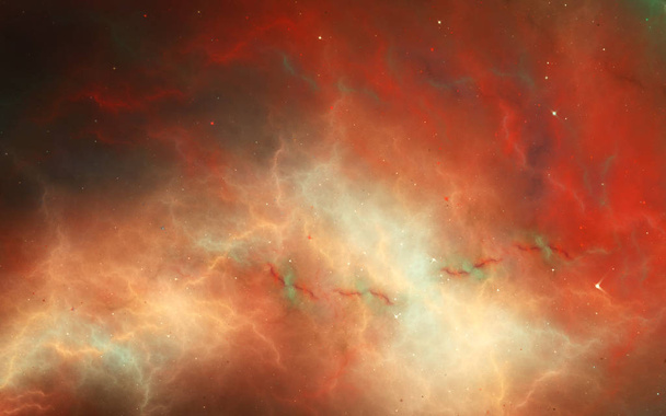Красная фрактальная галактическая текстура, цифровое искусство для творческого графического дизайна
 - Фото, изображение