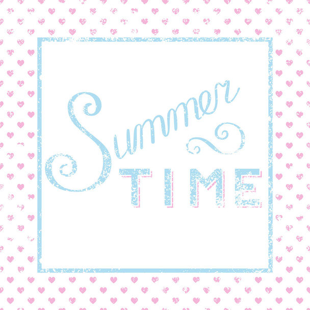 Summer time calligraphy - Vecteur, image