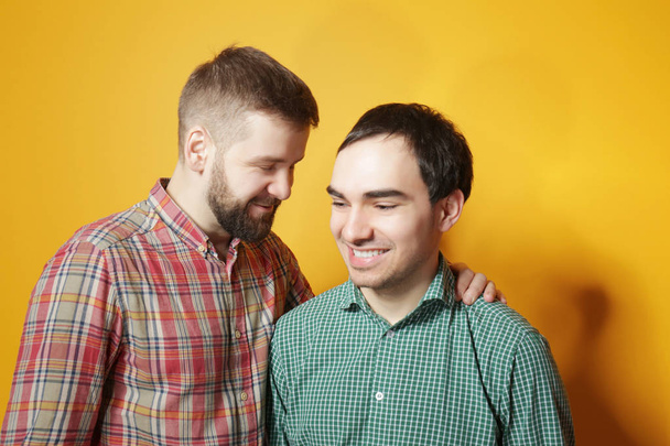 Happy gay couple  - Zdjęcie, obraz