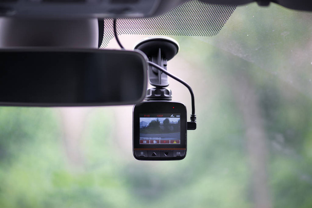 Dash camera in car - Фото, изображение