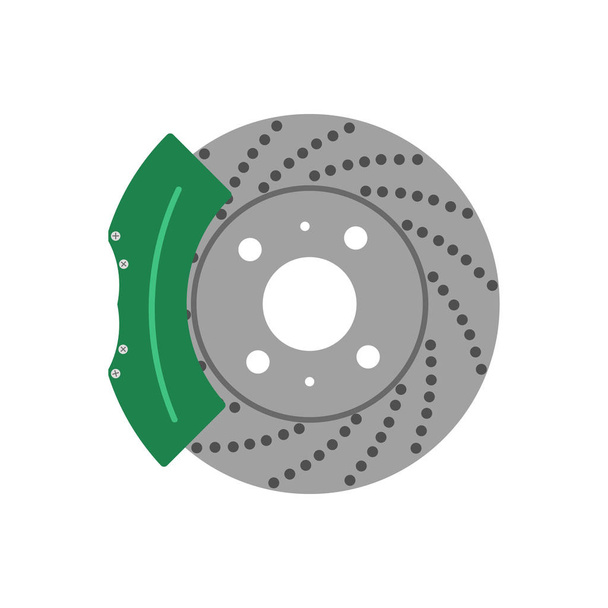 brake system illustration - Vector, Image