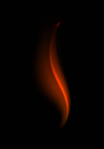 Абстрактное красное пламя на фоне
 - Вектор,изображение