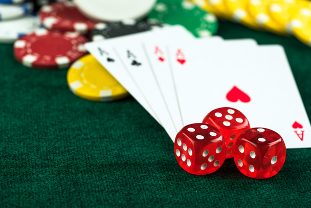 Gambling Poker Game - Foto, Bild