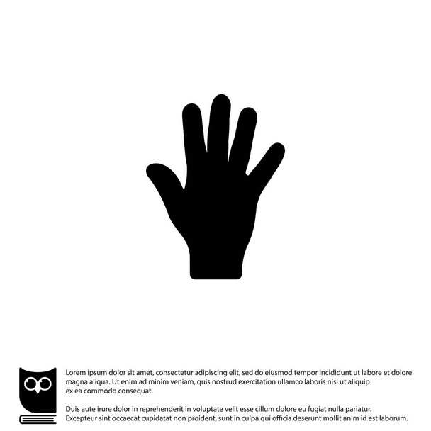 icône main humaine - Vecteur, image