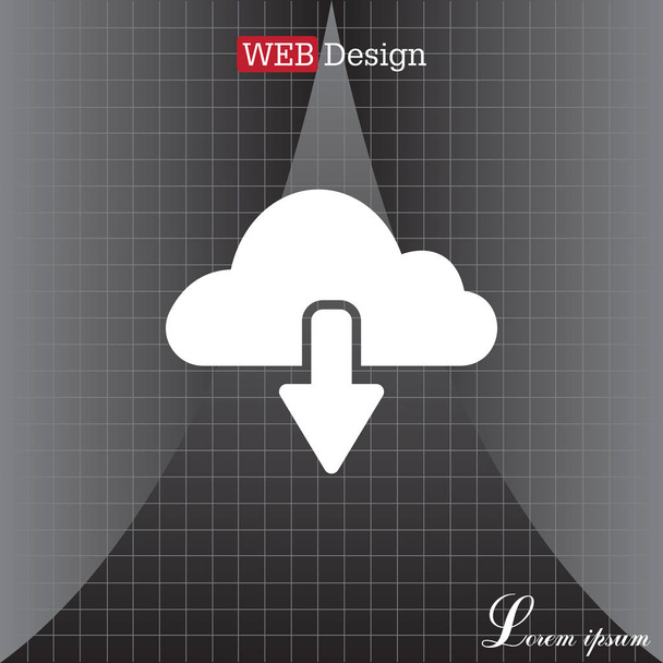 ikona cloudové úložiště - Vektor, obrázek