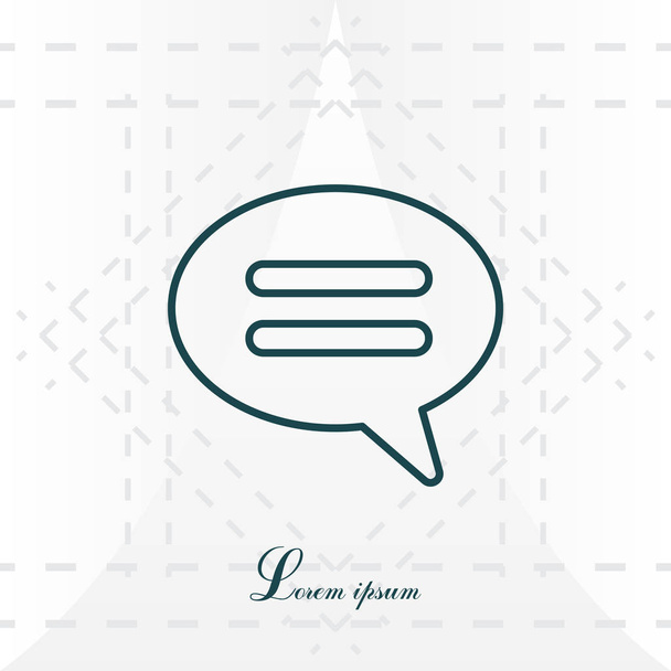 comment line icon - Vector, Image