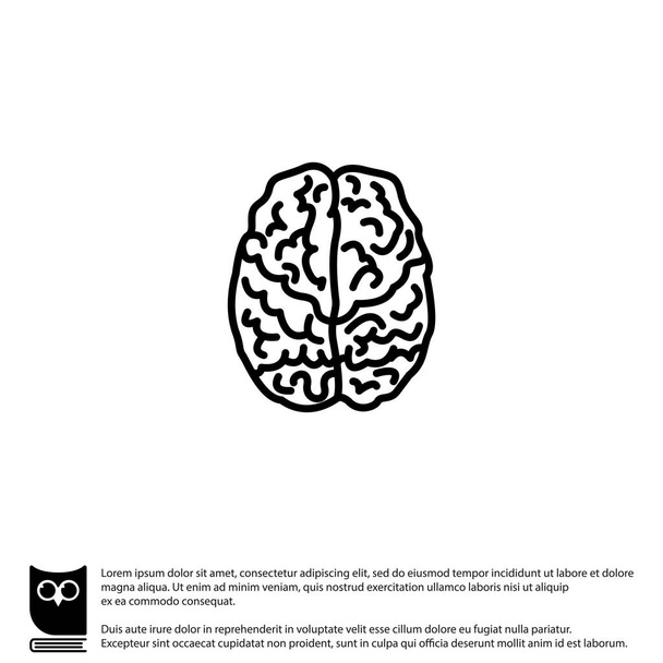 ikona lidského mozku - Vektor, obrázek