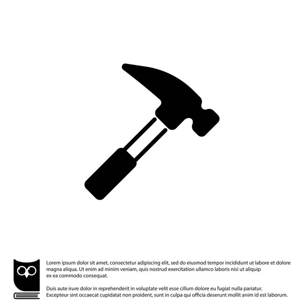 Hammer tool icon - Vector, Image