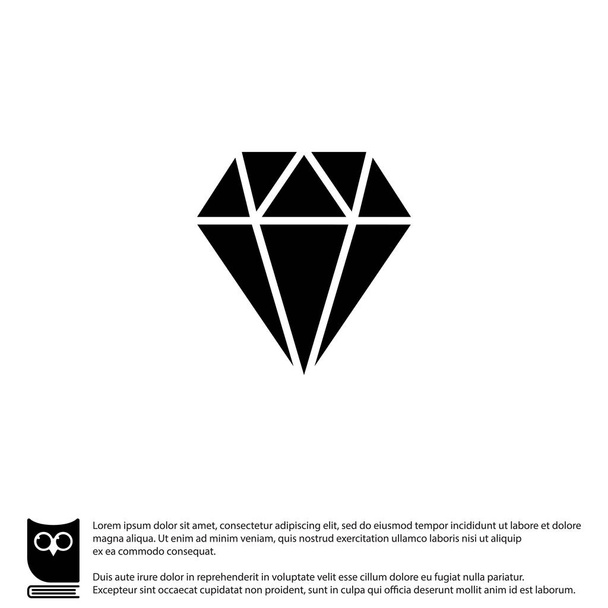 Diamanten-Ikone - Vektor, Bild