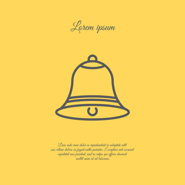  zvoní zvonek ikonu - Vektor, obrázek