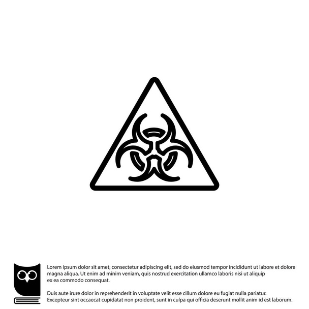 σύμβολο κινδύνου ακτινοβολίας - Διάνυσμα, εικόνα