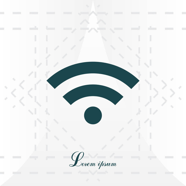 Icono plano Wi-Fi
 - Vector, Imagen