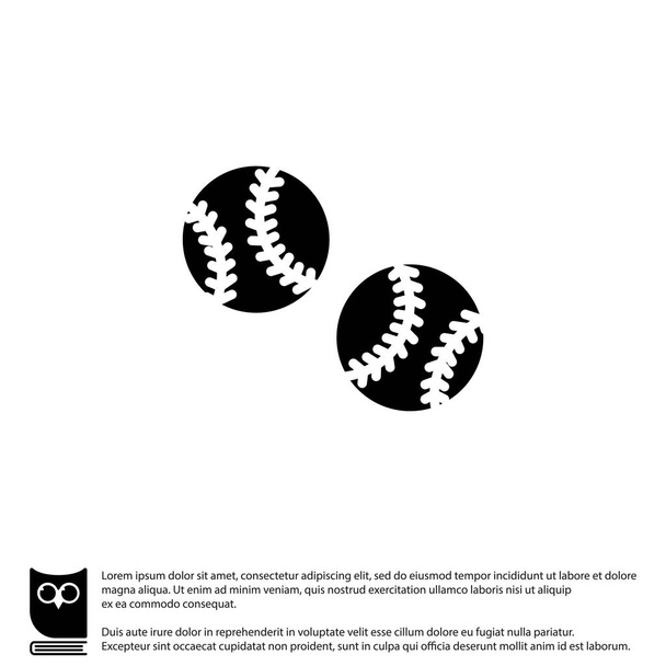 Icône balles de baseball
 - Vecteur, image