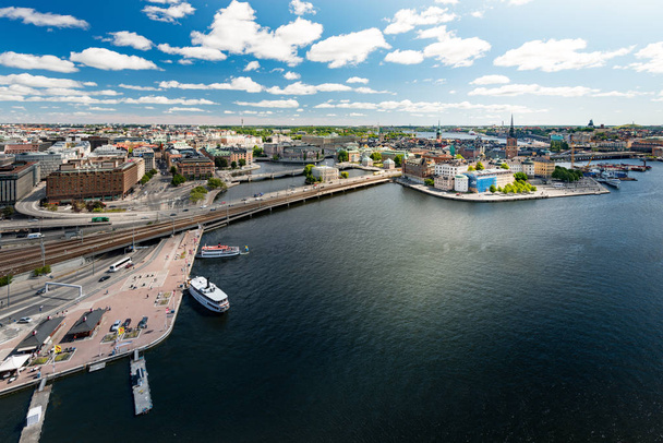 Stockholm stad panorama - Foto, afbeelding