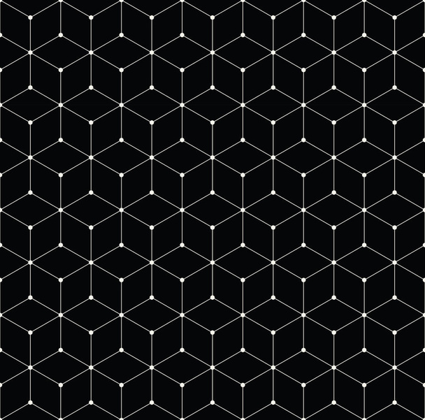 Szent geometria rácsmintában grafikus deco hatszög - Vektor, kép