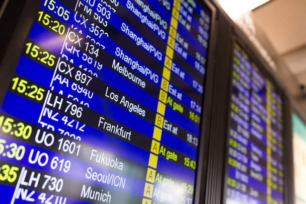 Расписание вылетов в аэропорту
  - Фото, изображение