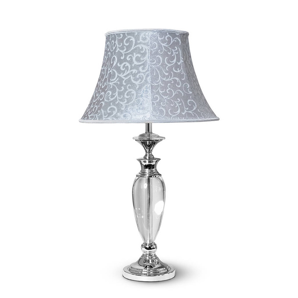 abajur, lâmpada de mesa fundo branco
 - Foto, Imagem