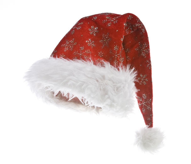 Santa hat Isolated on white background - Photo, Image