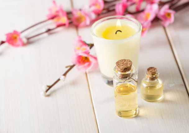 Aroma oil for aromatherapy, aromatic candles,flowers - Fotó, kép