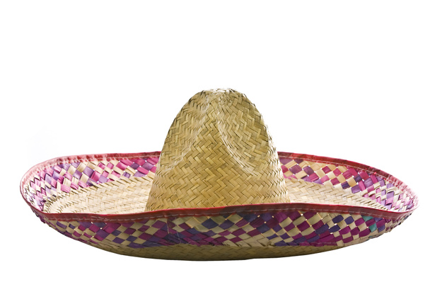 Un sombrero mexicain isolé sur fond blanc
 - Photo, image