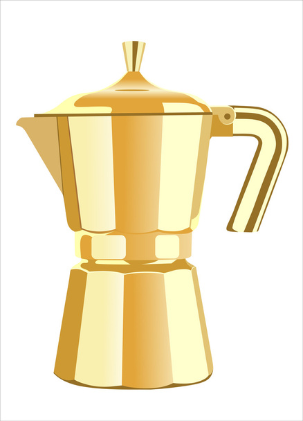 Coffee pot - Vector, afbeelding