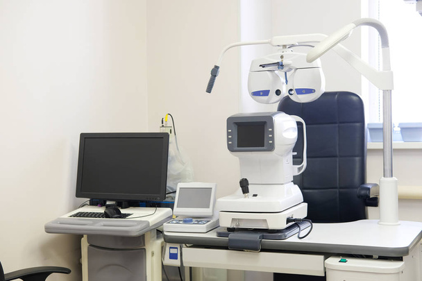 Medical equipment of ophthalmologist - Fotoğraf, Görsel