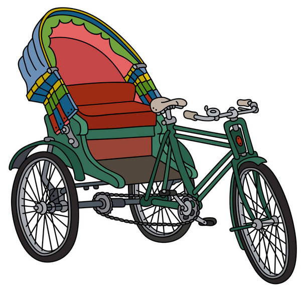 Классический цикл рикш
 - Вектор,изображение