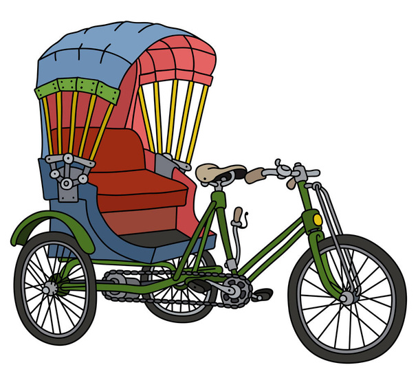 Классический цикл рикш
 - Вектор,изображение