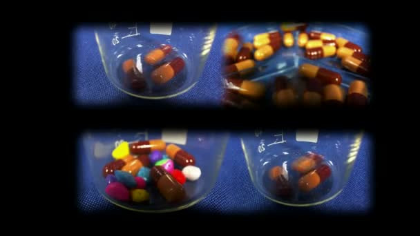 pietre colorate e pillole
 - Filmati, video