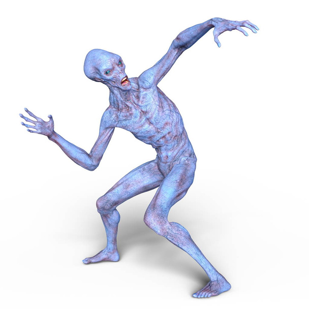 3D CG rendering of an alien - Φωτογραφία, εικόνα