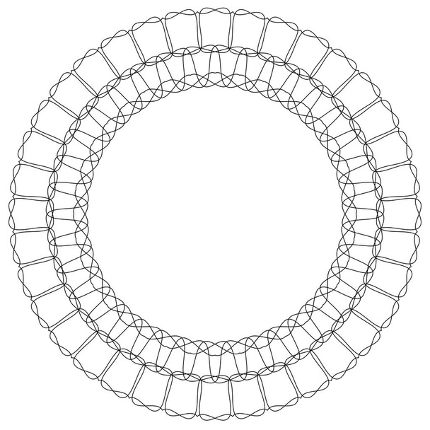 幾何学的な円形パターン - ベクター画像
