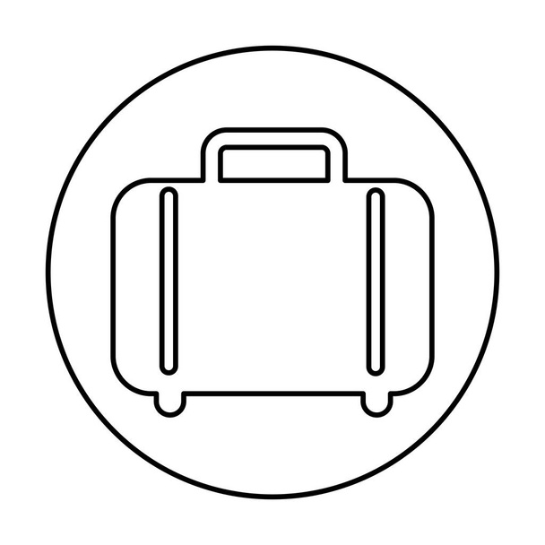 valise voyage icône isolée
 - Vecteur, image