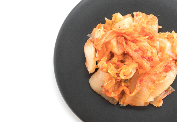 kimchi on wood background - korean food - Photo, Image
