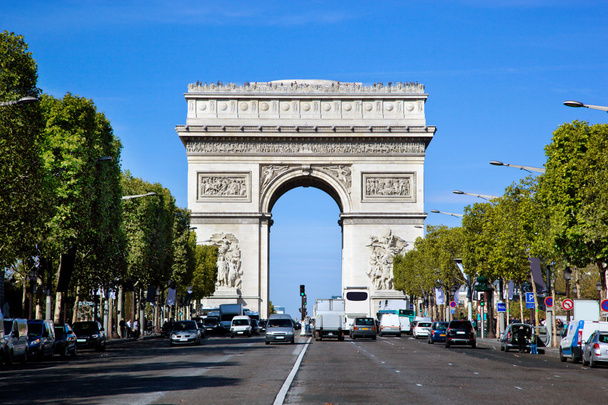 Arc de triomphe, Pariisi, Ranska. - Valokuva, kuva