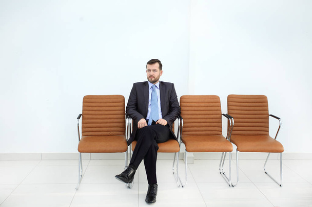 Businessman waiting for business meeting. - Valokuva, kuva
