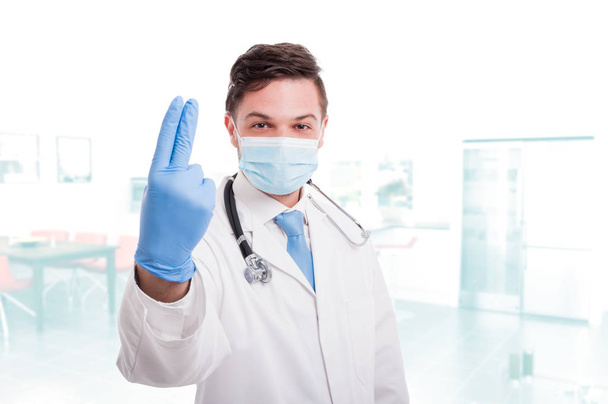 Doctor proctologist wearing white medical uniform - Фото, зображення