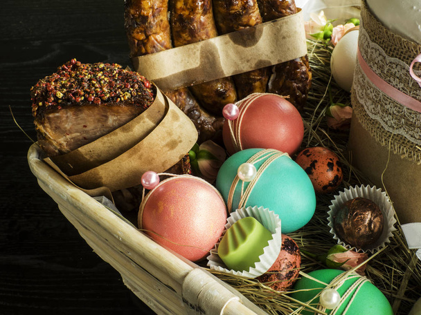 Easter baskets a - Foto, Imagem