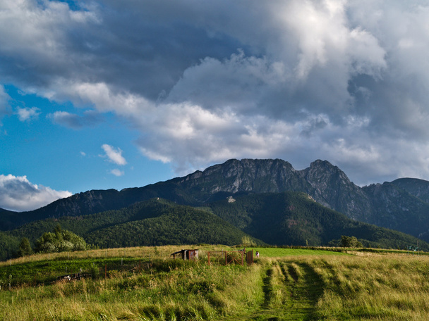 Giewont - Famous mountain in Polish Tatras with a cross on top - Photo, Image