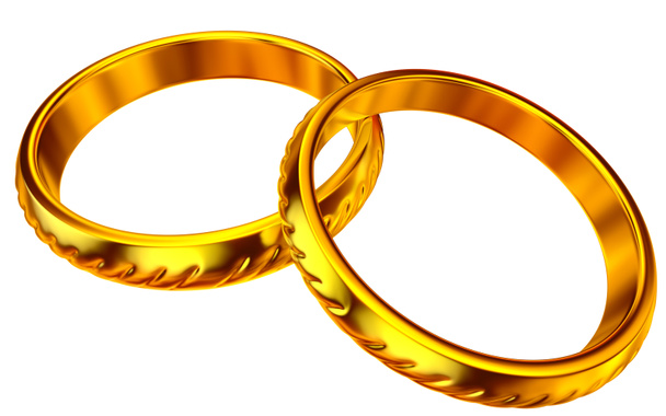 anéis de casamento de ouro - Foto, Imagem