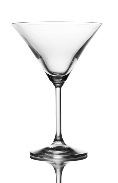 Empty glass isolated on white - Foto, Imagen