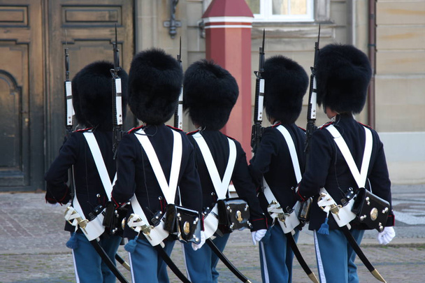 Koninklijke Garde in Denemarken. - Foto, afbeelding