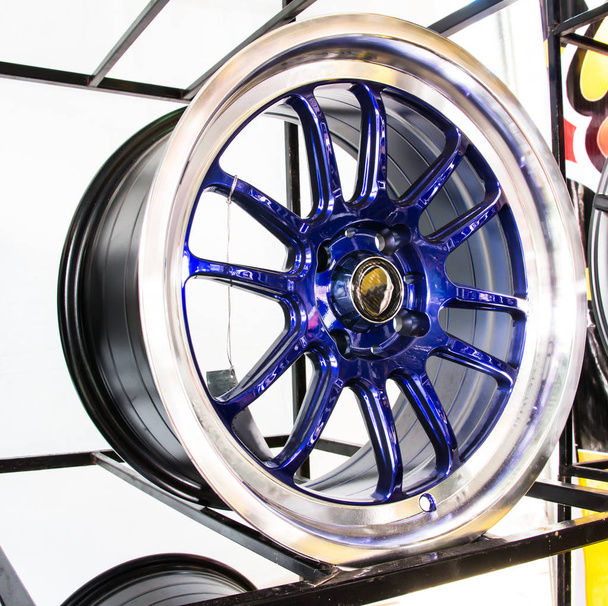 alloy wheels in store - Photo, Image