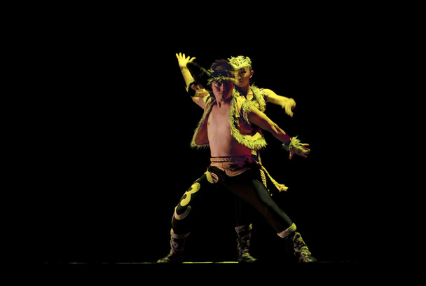 Mongolian national dancers - Foto, Imagen