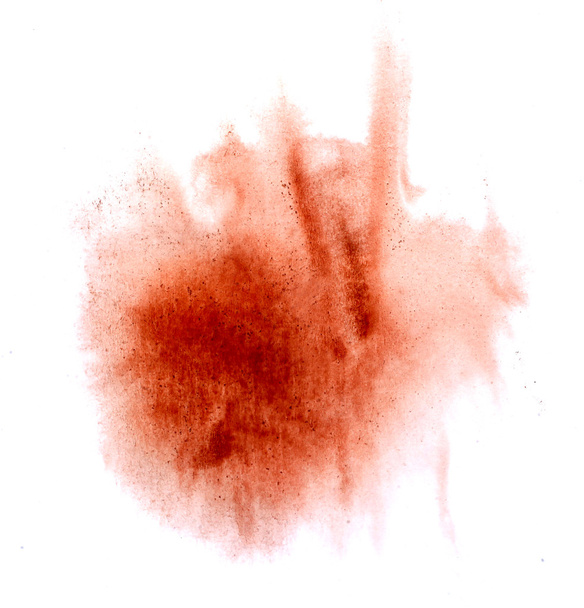 makro bodové hnědá skvrna textura izolovaných na bílém pozadí - Fotografie, Obrázek
