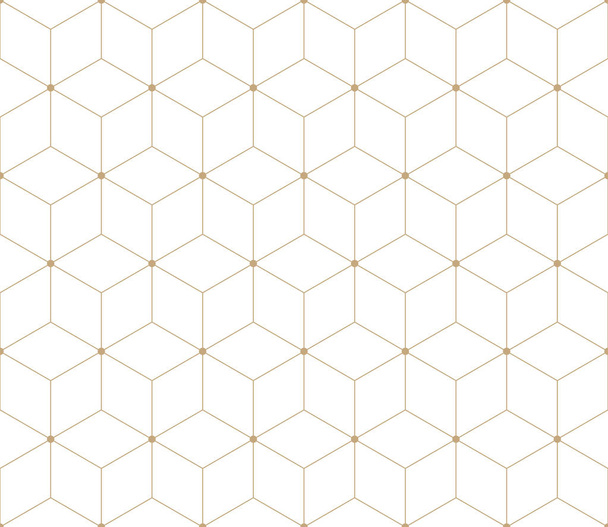 sacred geometry grid graphic deco hexagon pattern - Vector, Image